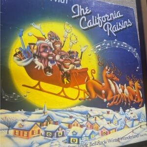 Christmas With The California Raisins 1988 LP Vinyl Record